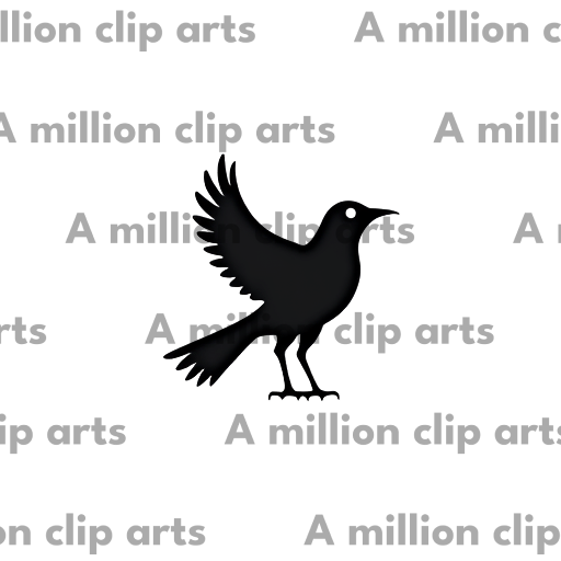 Crow Silhouette clipart