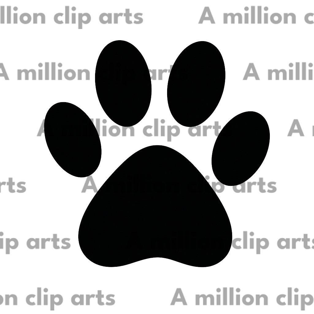 Paw Print clipart