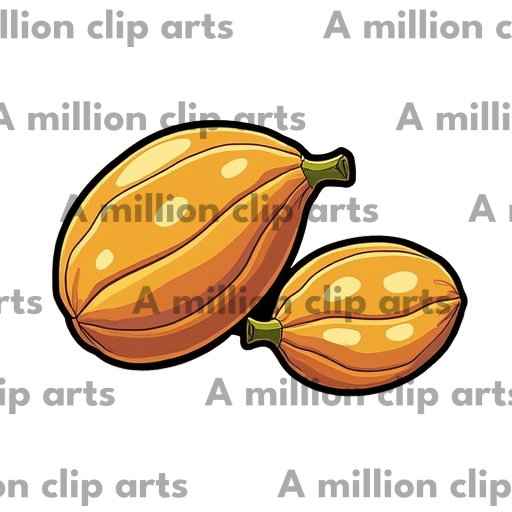 Cartoon Papayas clipart