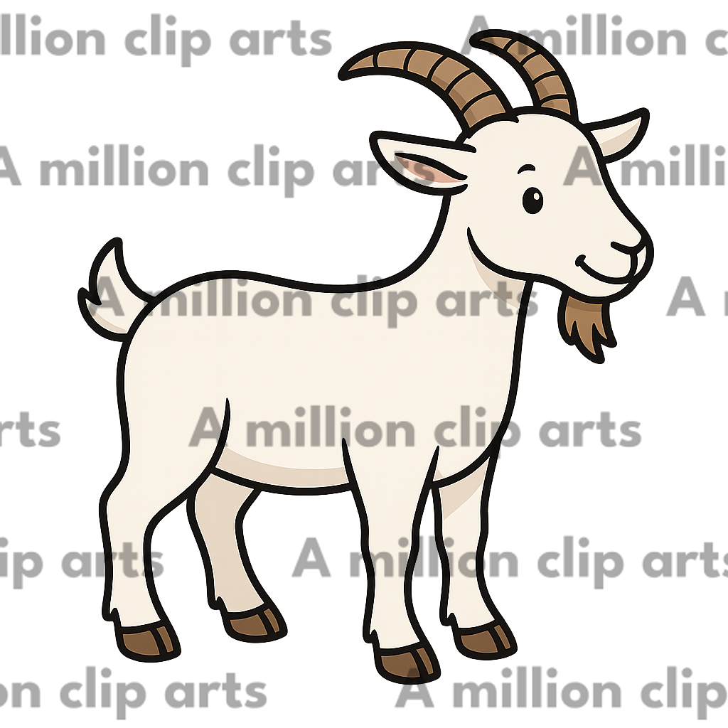 Cartoon Goat clipart