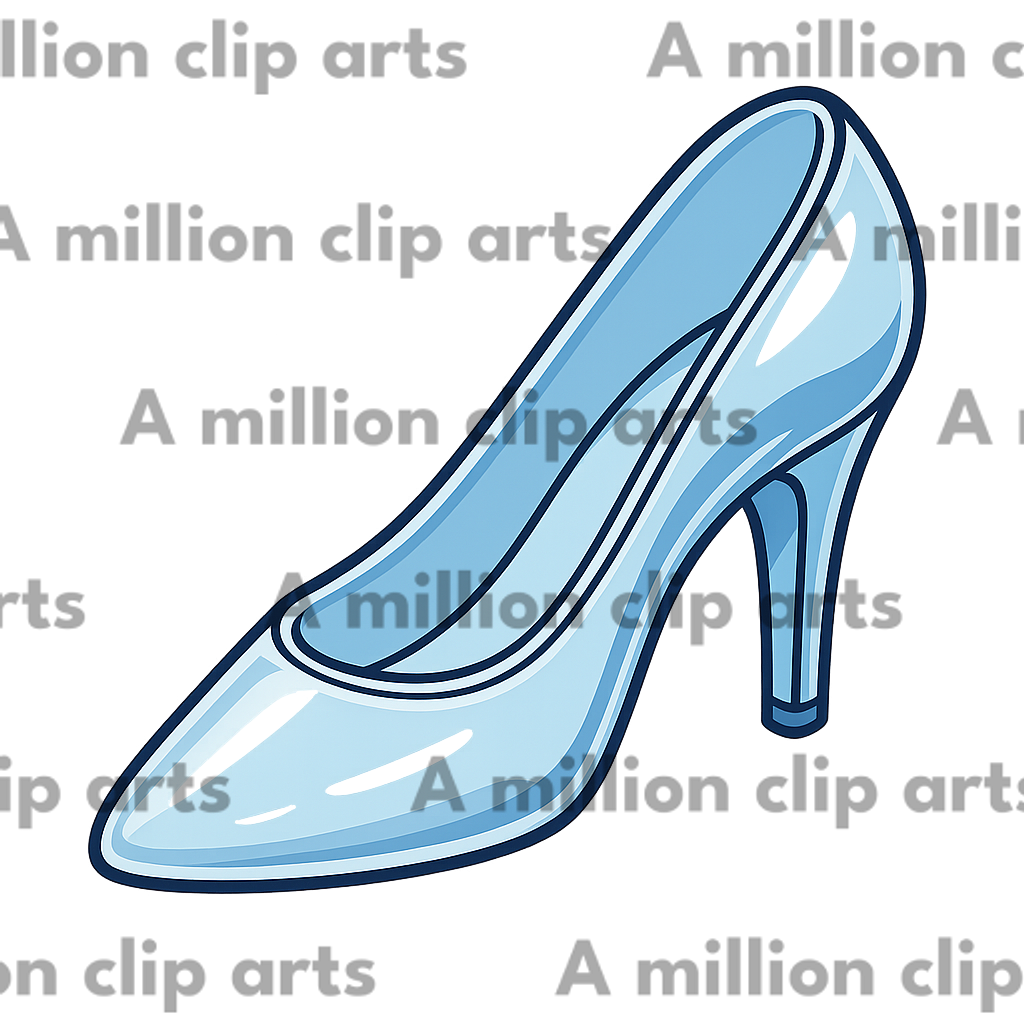 Blue High Heel clipart