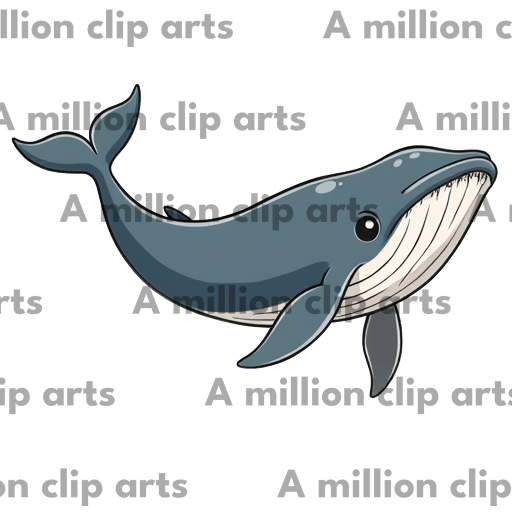 Cartoon Whale clipart