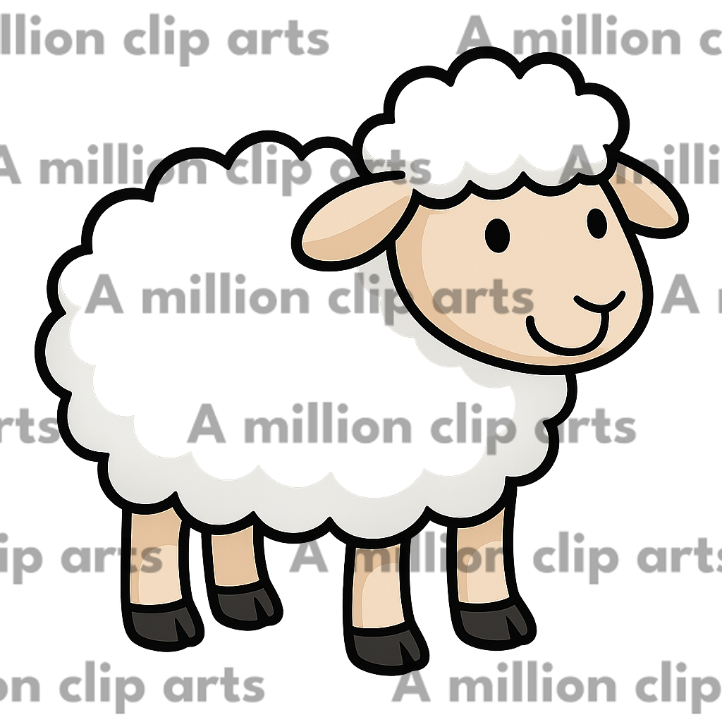 Cartoon Sheep clipart