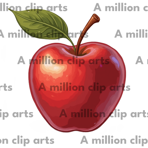 Red Apple clipart