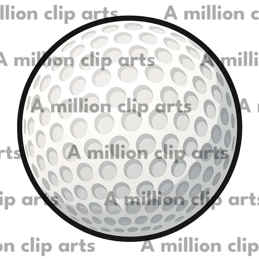Golf Ball clipart