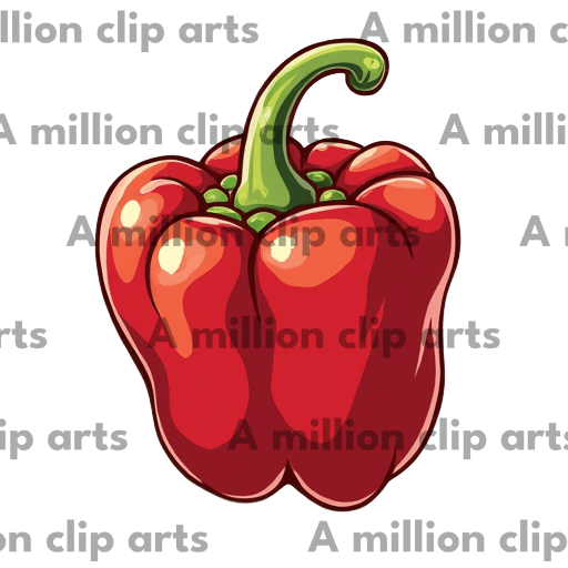 Red Bell Pepper clipart