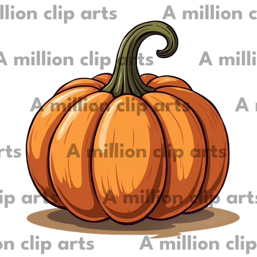 Whimsical Pumpkin clipart