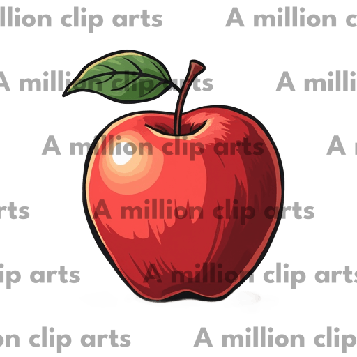 Red Apple clipart