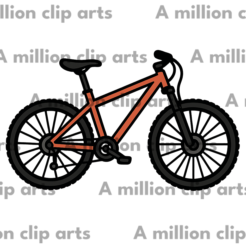 Mountain Bike clipart