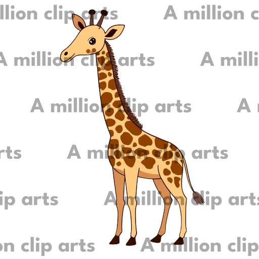 Cartoon Giraffe clipart