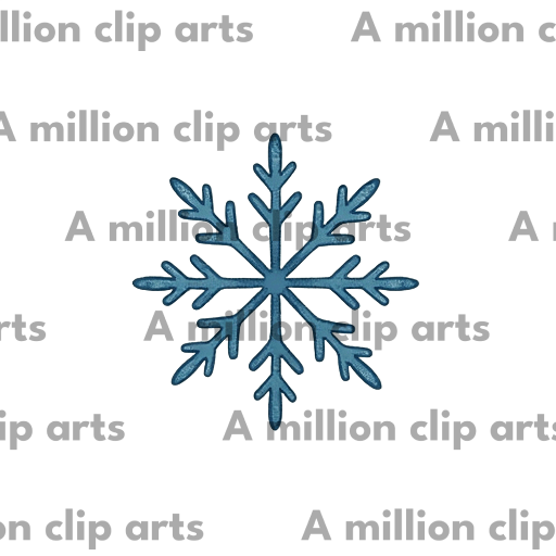 Blue Snowflake clipart