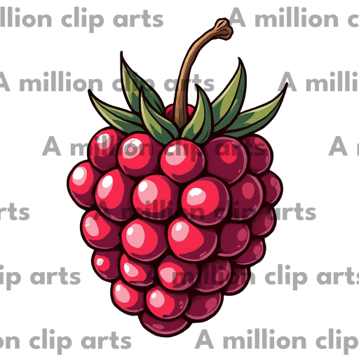 Raspberry Fruit clipart