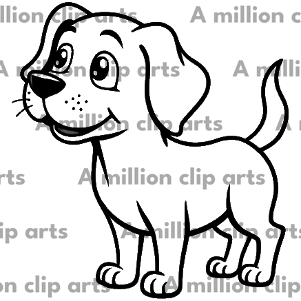 Cartoon Dog clipart