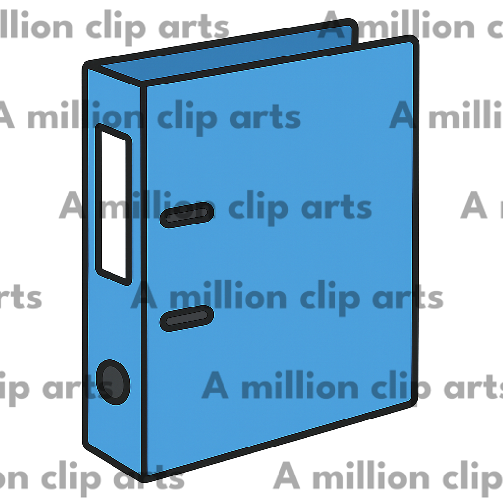 Blue Binder clipart
