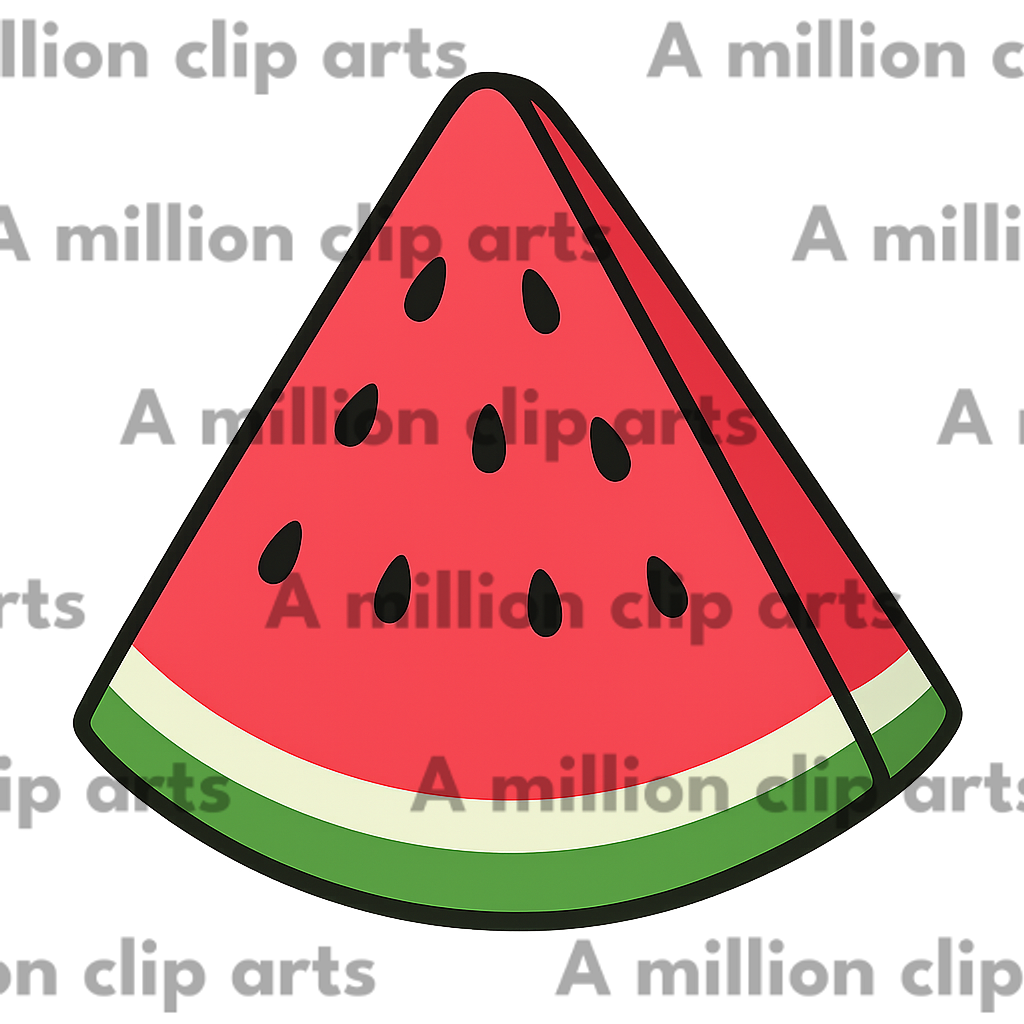 Watermelon Slice clipart