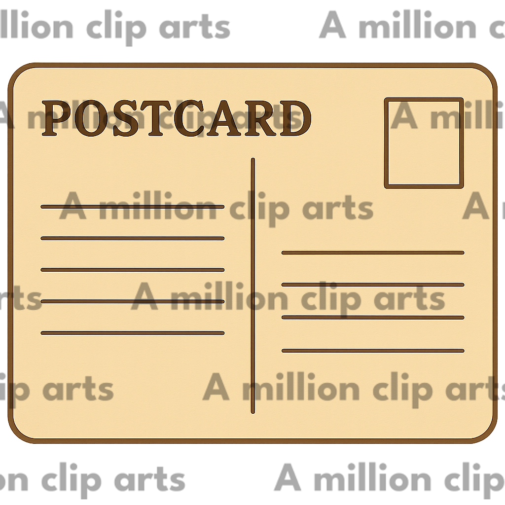 Postcard clipart