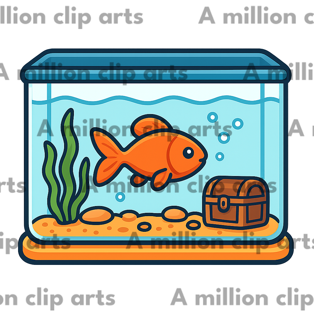 Goldfish Aquarium clipart