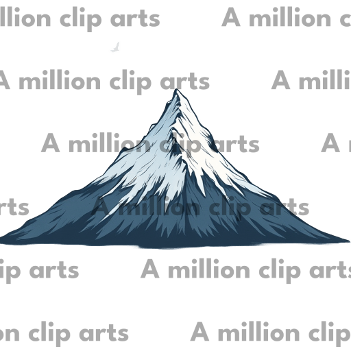 Snowy Mountain clipart