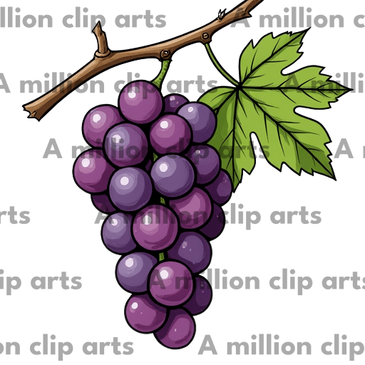 Grape Bunch clipart