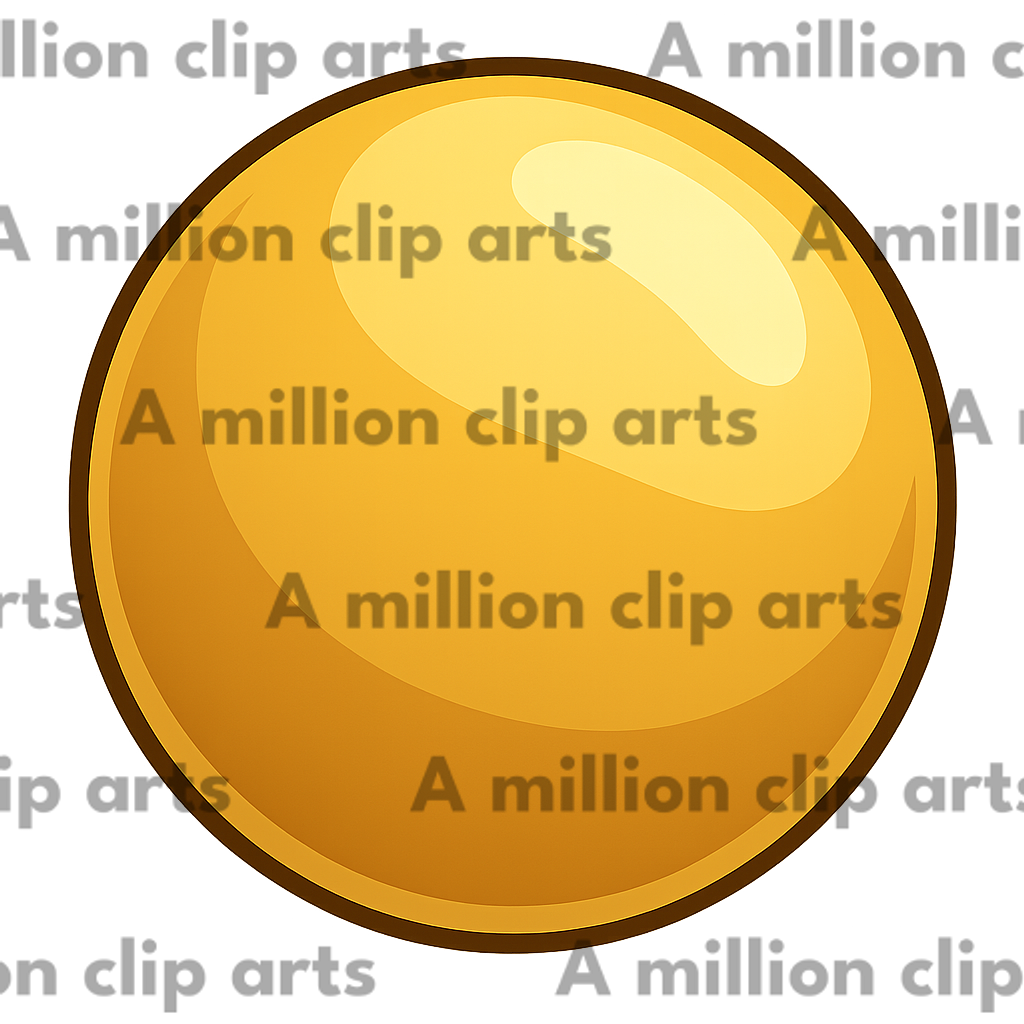 Golden Sphere clipart