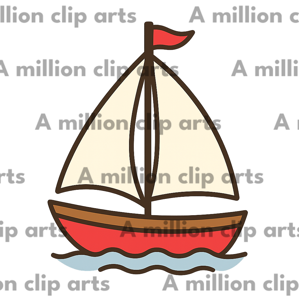 Sailing Boat clipart