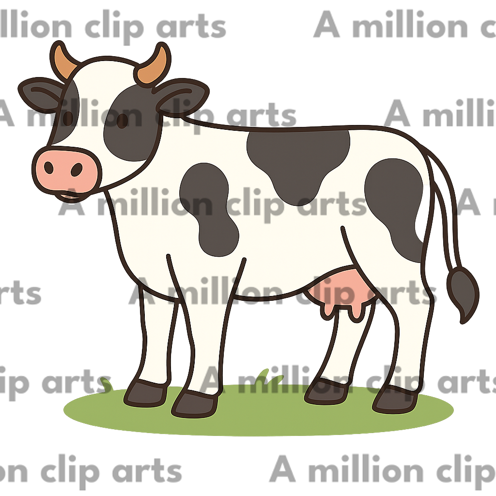 Cartoon Cow clipart