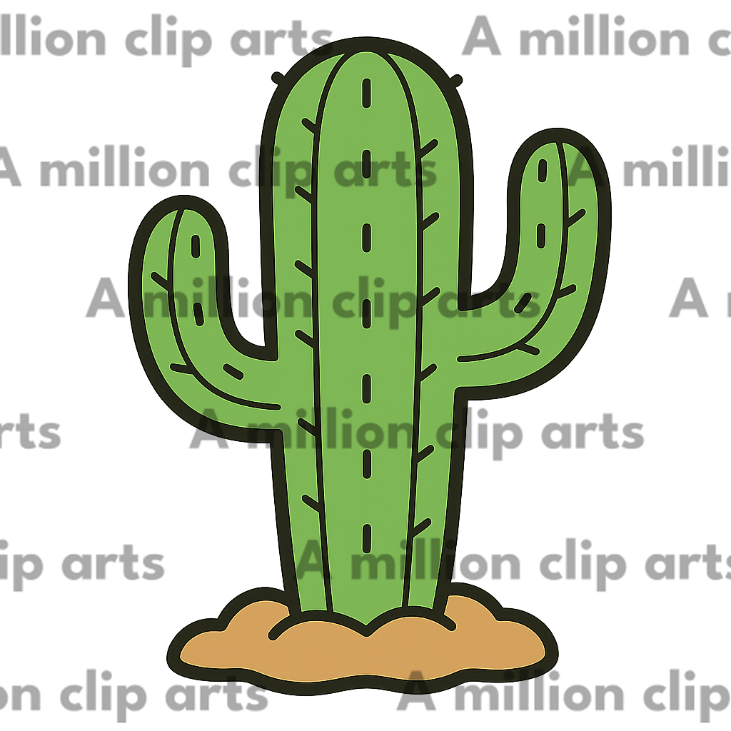 Cartoon Cactus clipart