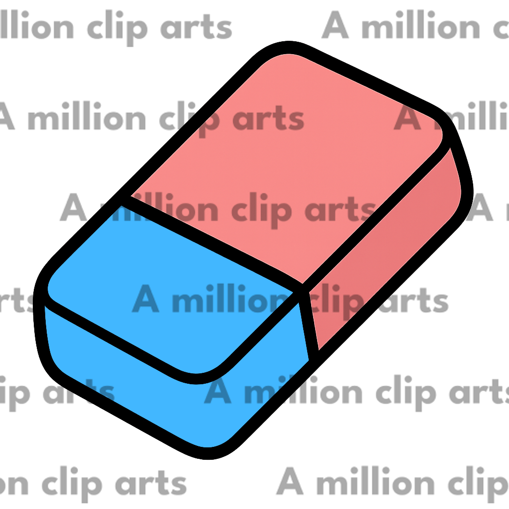 Colorful Eraser clipart