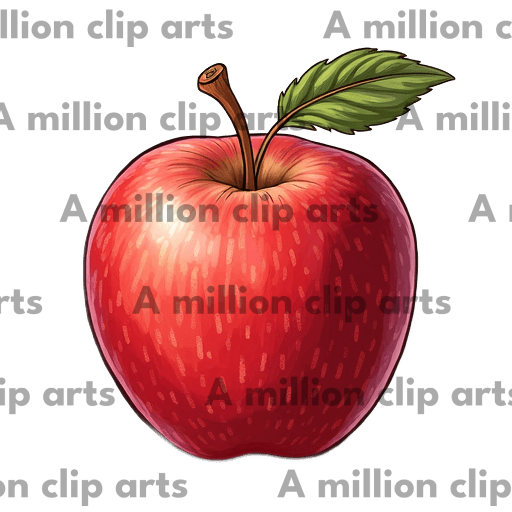 Red Apple clipart