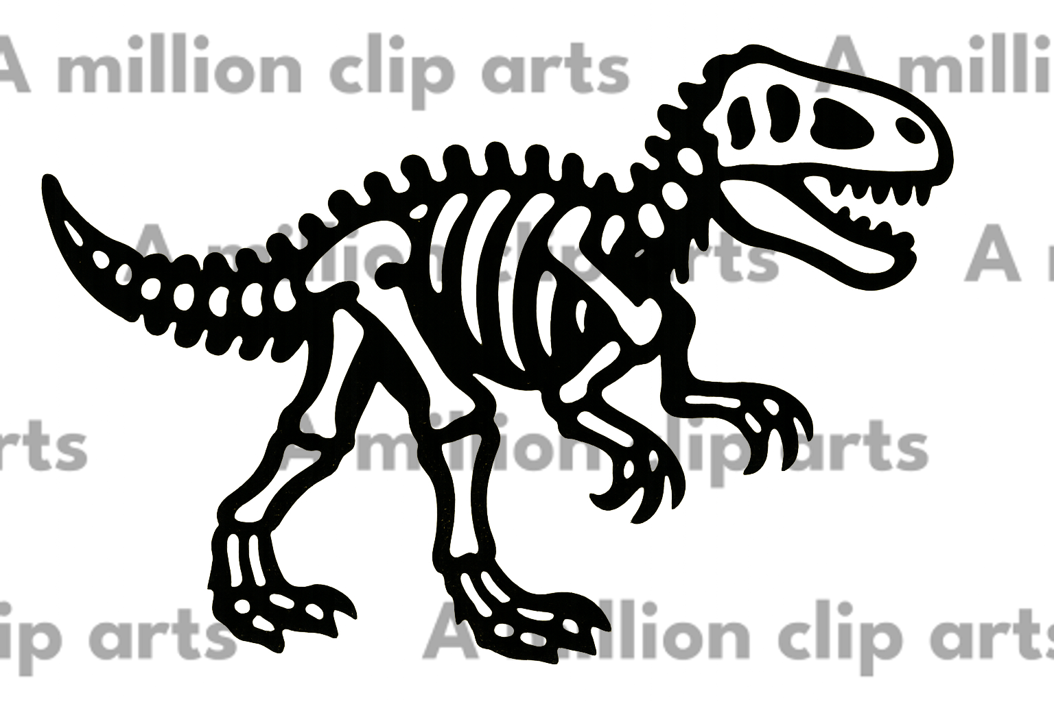 Dinosaur Skeleton clipart