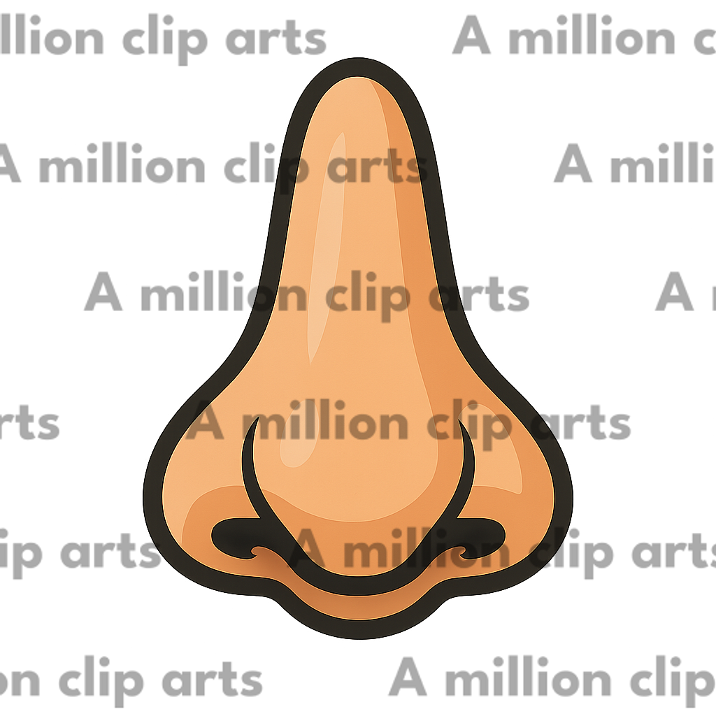 Nose Illustration clipart