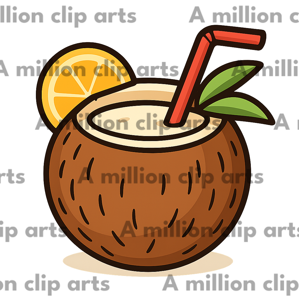 Coconut Drink clipart
