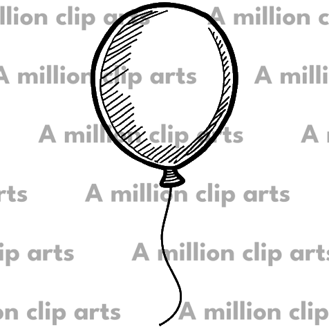 Balloon Sketch clipart