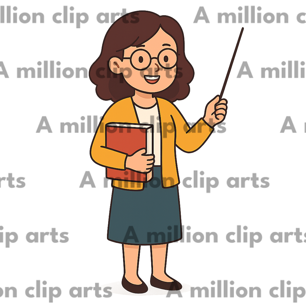 Teacher Illustration clipart
