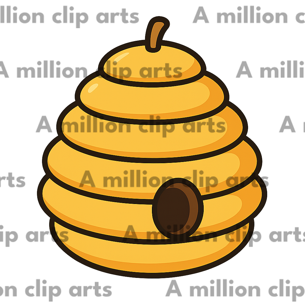 Beehive Illustration clipart