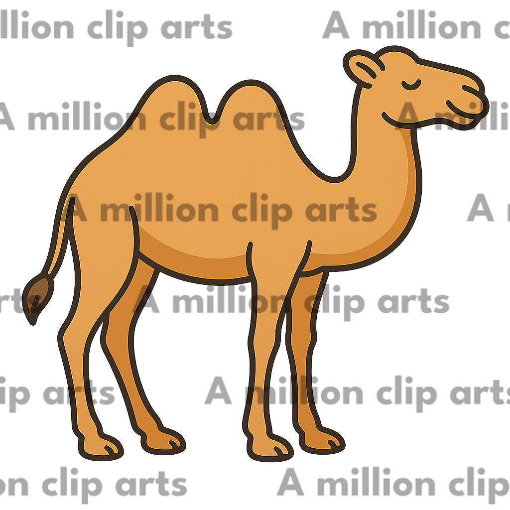 Camel Illustration clipart