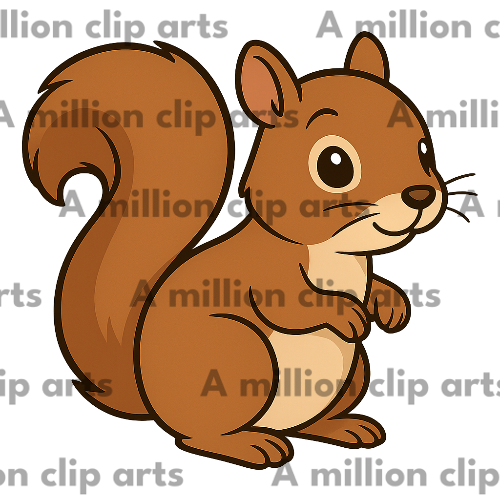 Cute Squirrel clipart