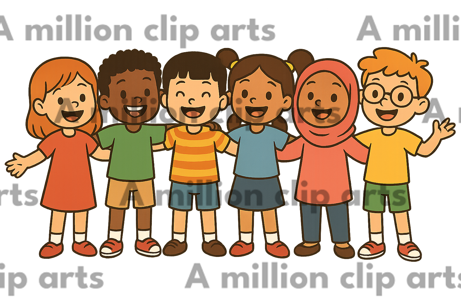 Happy Children clipart