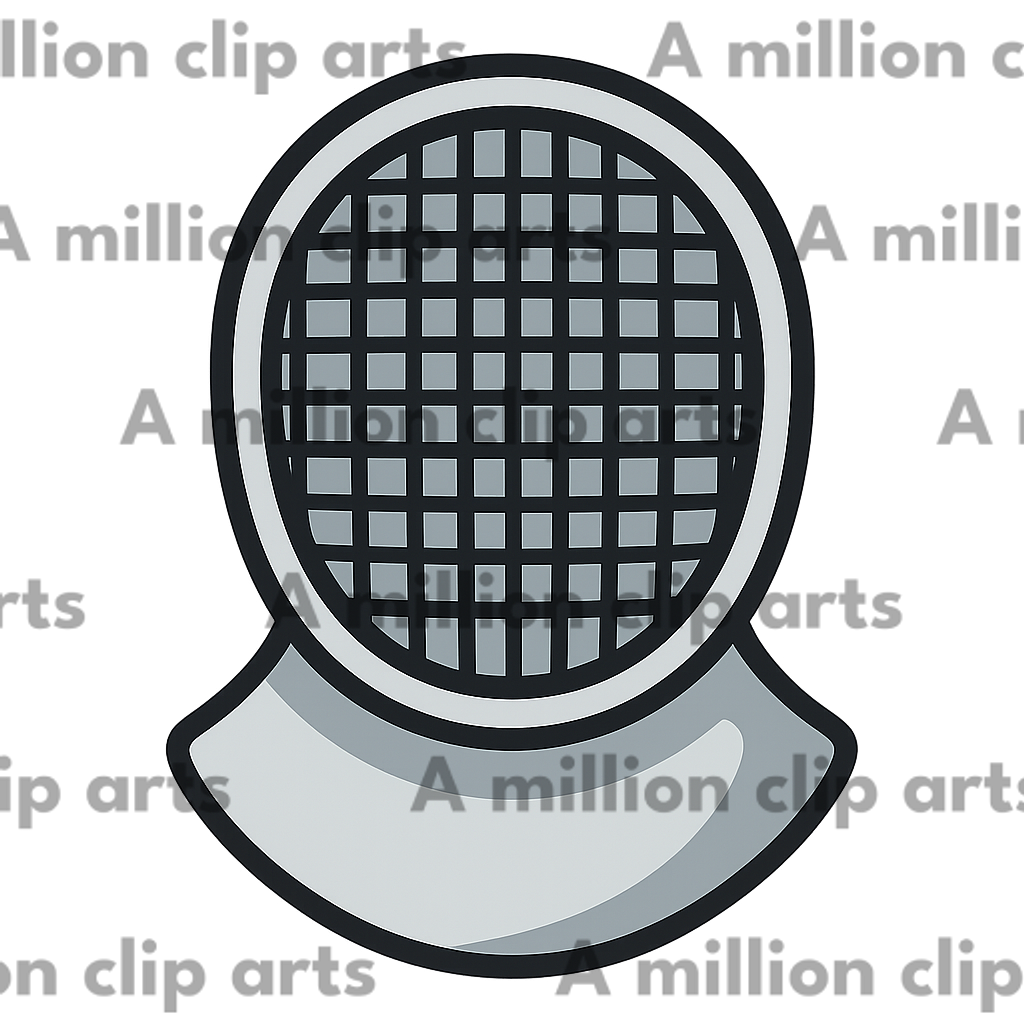 Fencing Mask clipart