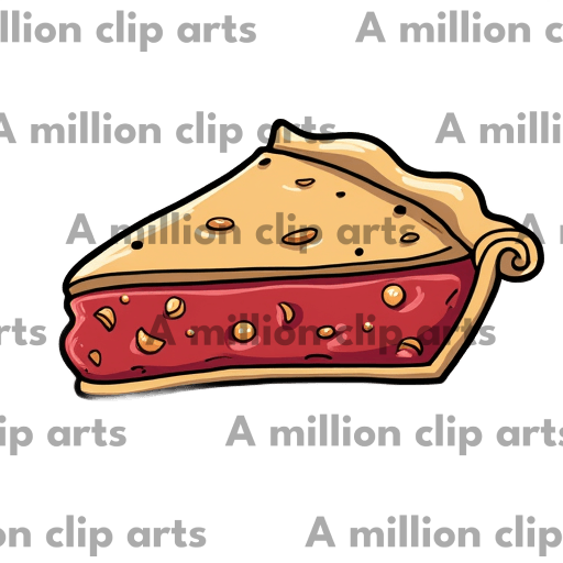 Cherry Pie Slice clipart