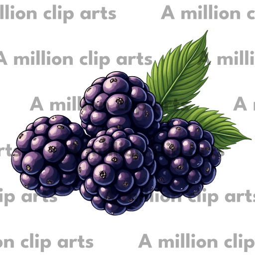 Blackberry Cluster clipart