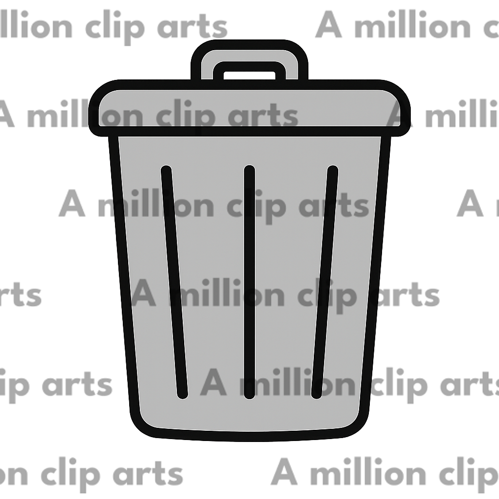 Trash Can clipart