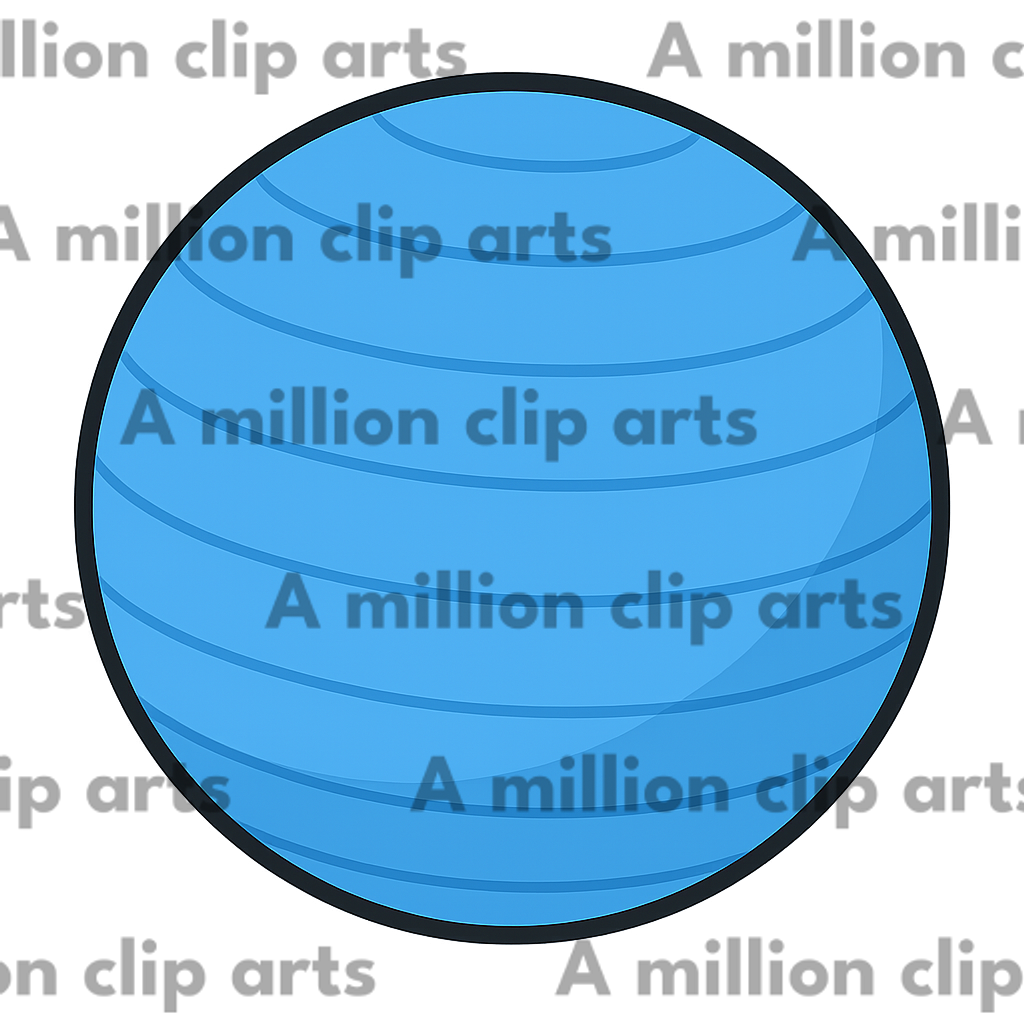 Blue Sphere clipart