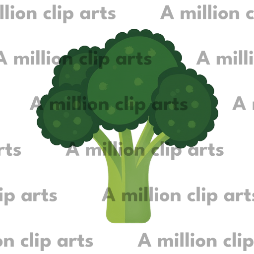 Broccoli Vector clipart