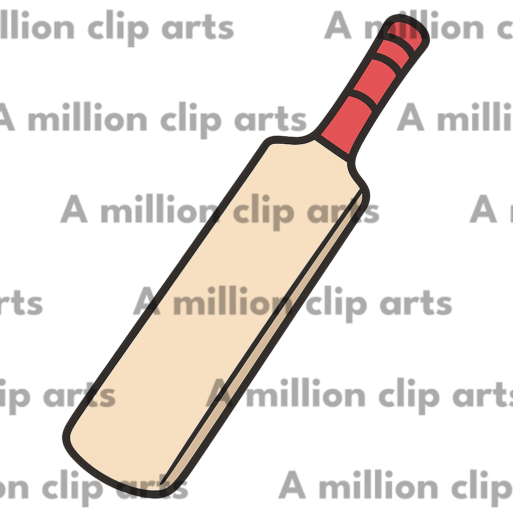 Cricket Bat clipart