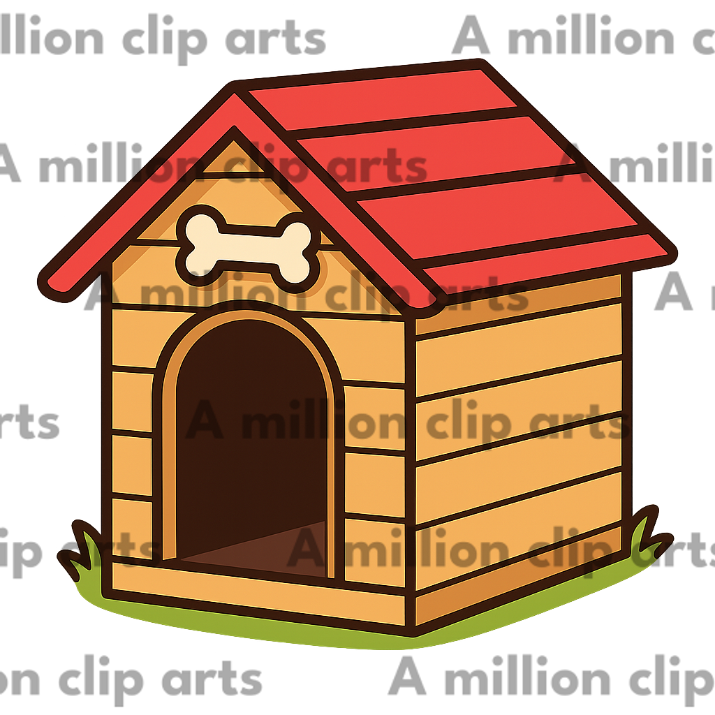 Dog House clipart