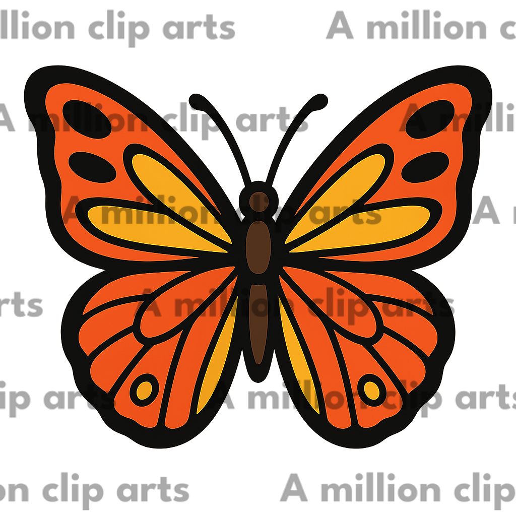 Colorful Butterfly clipart