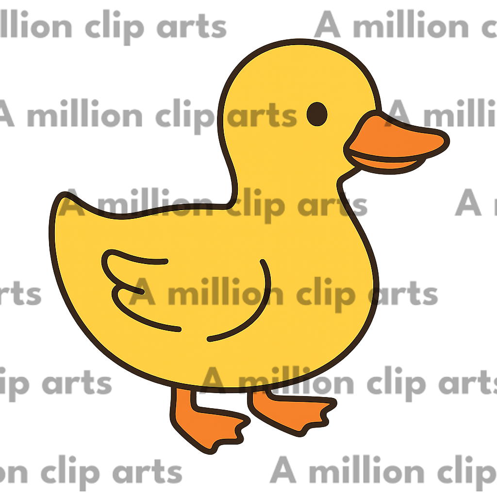 Yellow Duck clipart