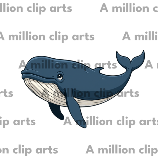 Cartoon Whale clipart