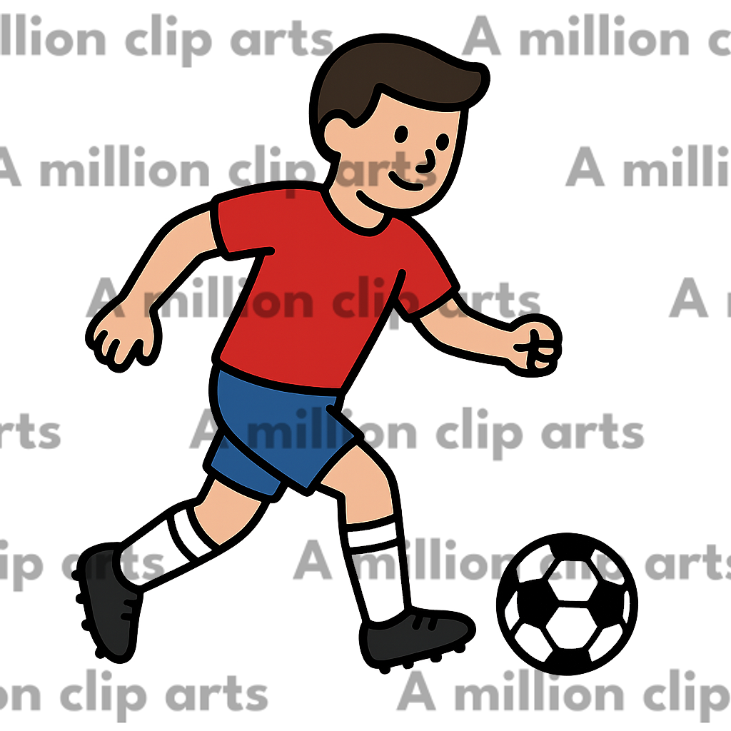 Soccer Boy clipart